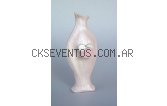 Ánfora o vasija en cerámica artesanal con aplicaciones.