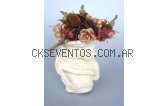 Florero  cerámica artesanal-Clay vase
