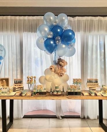 Candy bar ambientacion globos  bris bautismo cumpleaños bodas quince anos bat bar mitzva eventos