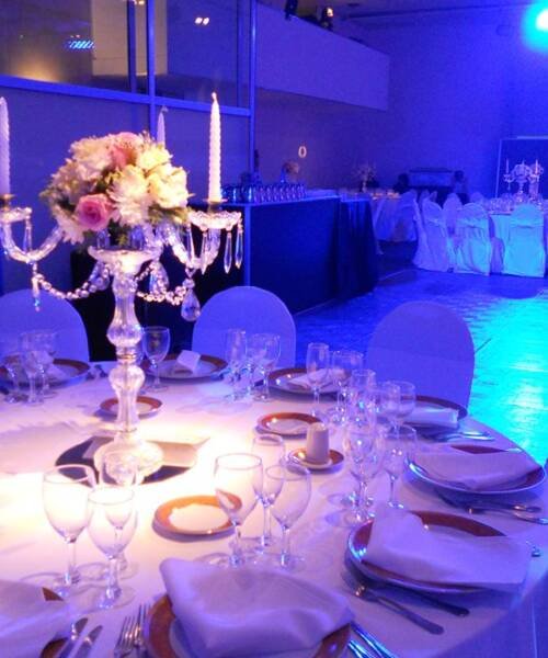 Iluminación arañas candelabros  eventos