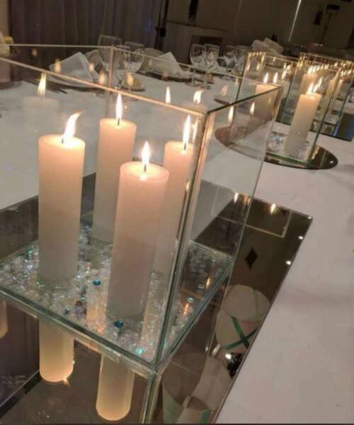 Iluminación para eventos - velas