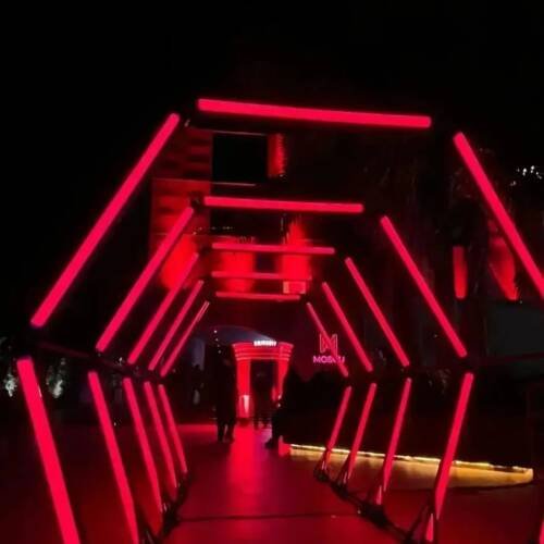 Tunel deNeón, iluminacón,ambientación para eventos1